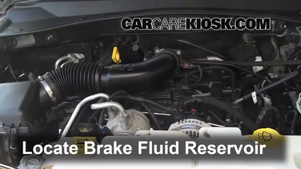 2011 Dodge Nitro Heat 3.7L V6 Brake Fluid Check Fluid Level